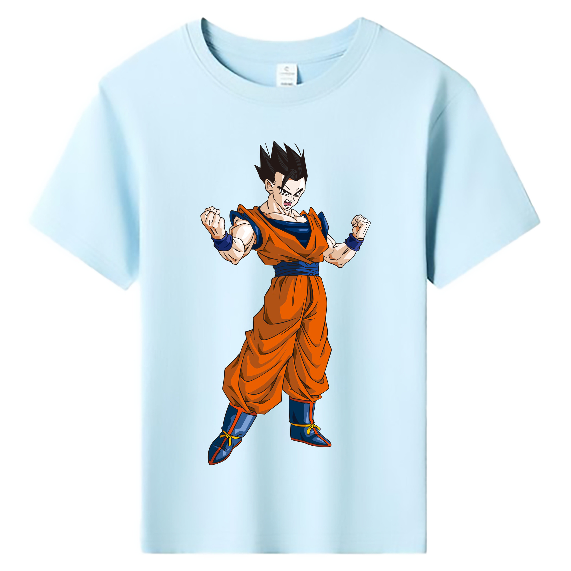 （画像用） ドラゴンボール 孫 悟飯（そんごはん）DRAGON BALL Son Gohan 綿100％キッズTシャツ（フロントプリント）